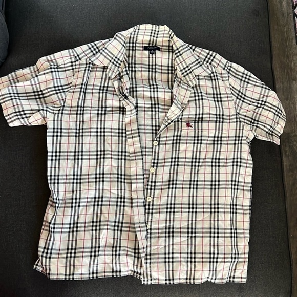 Burberry Short-Sleeved Button Up - Picture 1 of 3